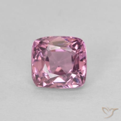 0.65ct Natural Medium Light-Pink espinela, Forma Cojín, VVS-VS