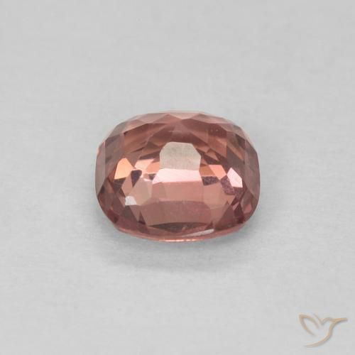 Espinela Rosado naranja natural de 0.54 ct, Forma Cojín, VVS