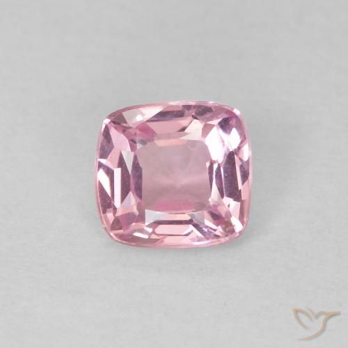 0.39ct Natural Rosado bubblegum claro espinela, Forma Cojín, VVS