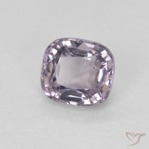Espinela Violeta grisáceo natural de 0.67 ct, Forma Cojín, VVS-VS