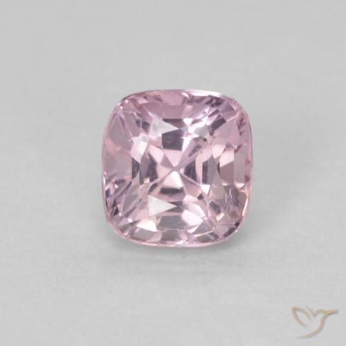 0.62ct Natural Rosado claro espinela, Forma Cojín, VVS-VS