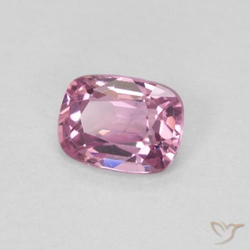 Espinela Rosado púrpura natural de 0.48 ct, Forma Cojín, VVS-VS