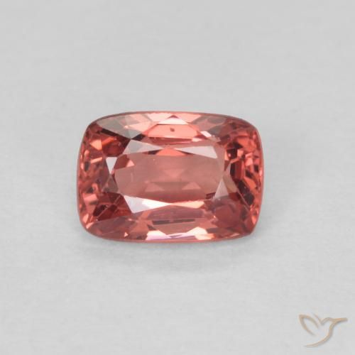 0.56ct Natural Rosado rojizo Espinela, Forma Cojín, VS