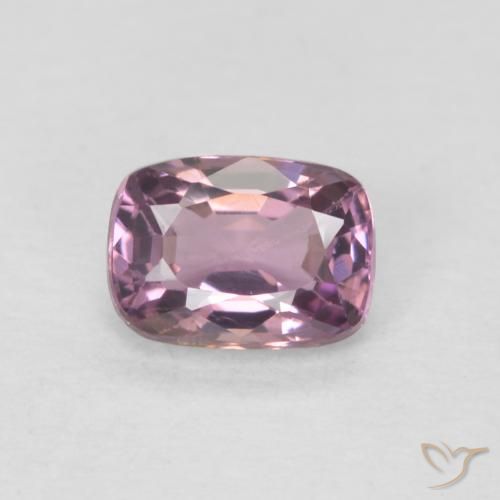 0.50ct Natural Púrpura claro Espinela, Forma Cojín, VS