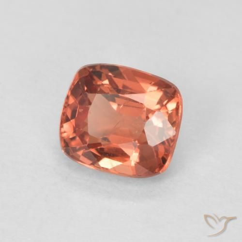 Espinela Rosado frambuesa natural de 0.56 ct, Forma Cojín, VS