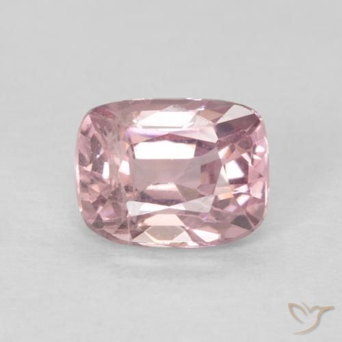 0.67ct Natural Medium Light-Pink espinela, Forma Cojín, VS