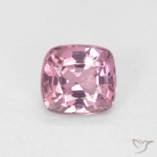 0.55ct Natural Rosado muy claro espinela, Forma Cojín, VS