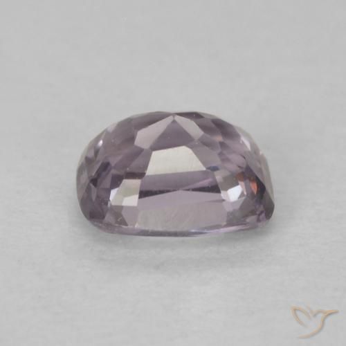 Espinela Dark Grey Purple natural de 0.55 ct, Forma Cojín, VVS