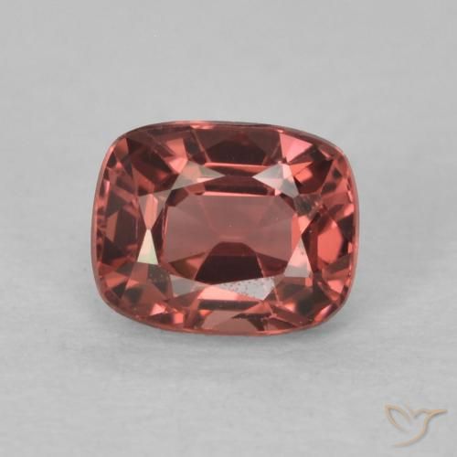 0.63ct Natural Magenta intenso espinela, Forma Cojín, VVS