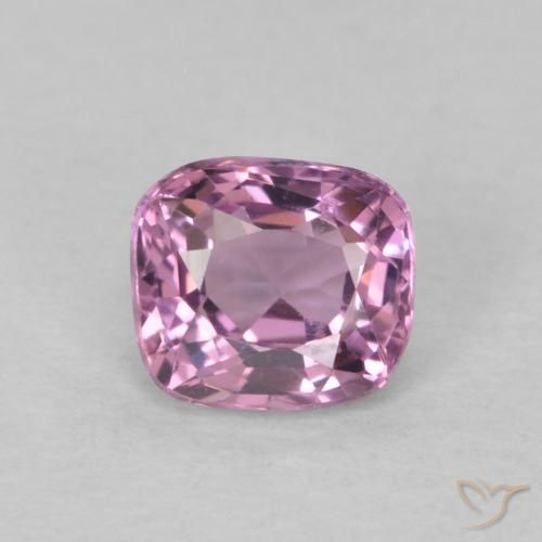 0.50ct Natural Púrpura medio Espinela, Forma Cojín, VVS