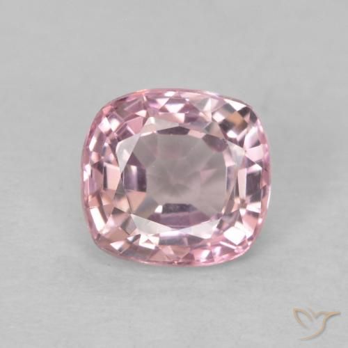 0.55ct Natural Rosado claro espinela, Forma Cojín, VVS
