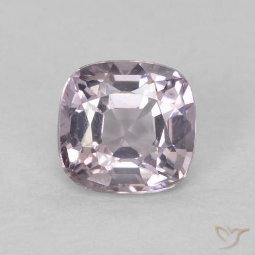 0.56ct Natural Púrpura claro Espinela, Forma Cojín, VVS
