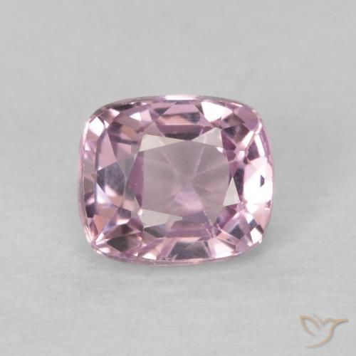 0.58ct Natural Rosado muy claro espinela, Forma Cojín, VVS