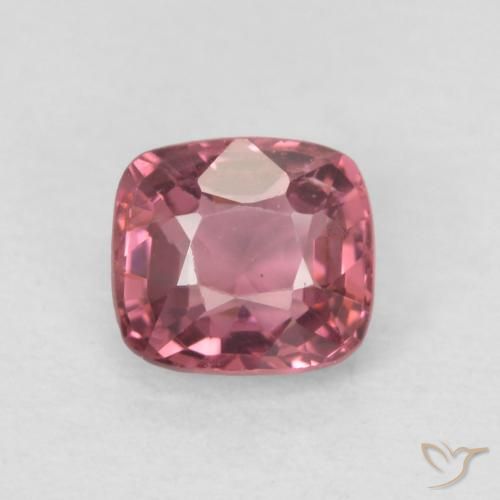0.49ct Natural Púrpura rojizo Espinela, Forma Cojín, VS
