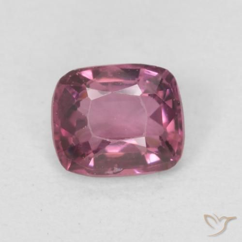 0.49ct Natural Púrpura medio espinela, Forma Cojín, VS, Photo A