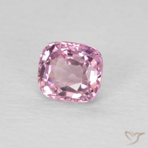 Espinela Rosado Bubblegum natural de 0.45 ct, Forma Cojín, VVS-VS
