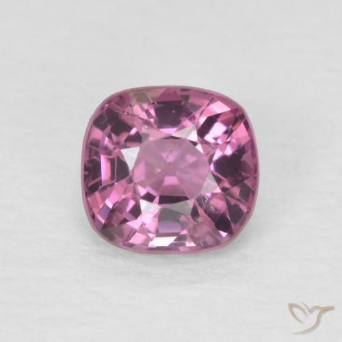 0.68ct Natural Púrpura medio Espinela, Forma Cojín, VVS-VS