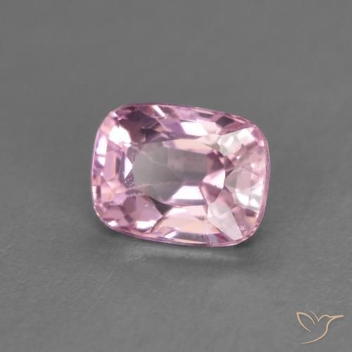 Espinela Púrpura violeta rosáceo natural de 0.65 ct, Forma Cojín, VS