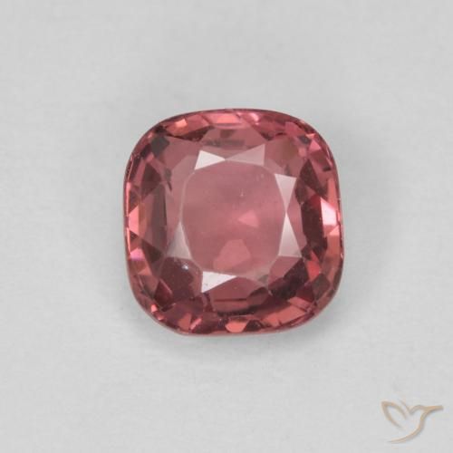 0.67ct Natural Púrpura oscuro Espinela, Forma Cojín, VVS-VS