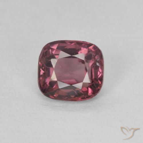 0.53ct Natural Púrpura medio Espinela, Forma Cojín, VVS-VS