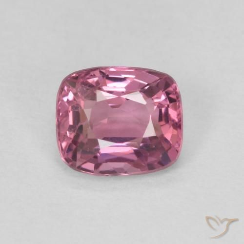 0.65ct Natural Rosado intenso espinela, Forma Cojín, VVS-VS