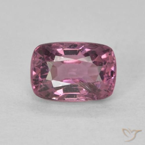 0.71ct Natural Rosado medio espinela, Forma Cojín, VS