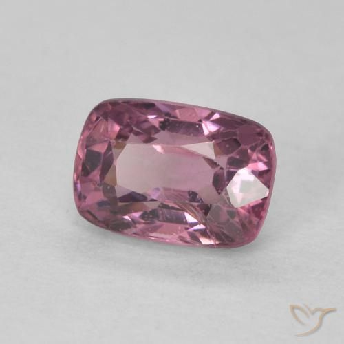 Espinela Rosado medio natural de 0.71 ct, Forma Cojín, VS