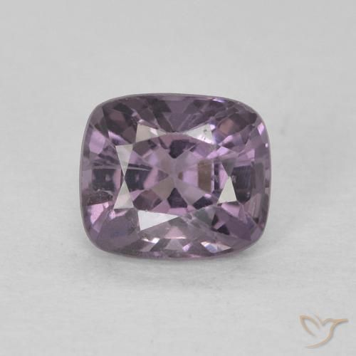 0.66ct Natural Púrpura medio Espinela, Forma Cojín, VS