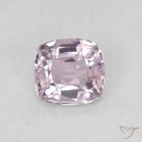 0.48ct Natural Púrpura rosáceo muy claro Espinela, Forma Cojín, VVS