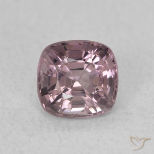 0.55ct Natural Púrpura rosado Espinela, Forma Cojín, VVS