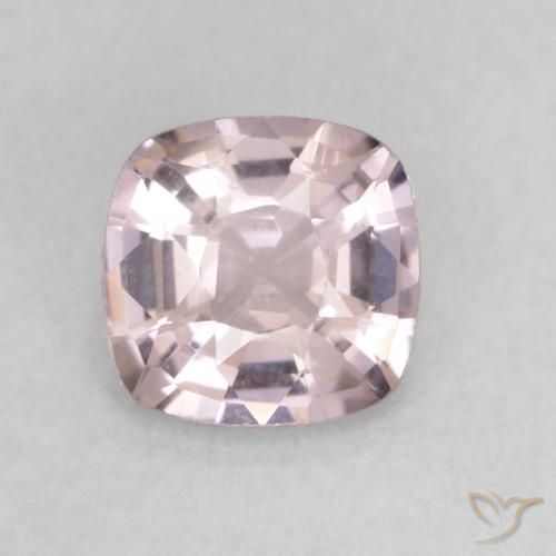 0.60ct Natural Medium Light-Pink espinela, Forma Cojín, VVS
