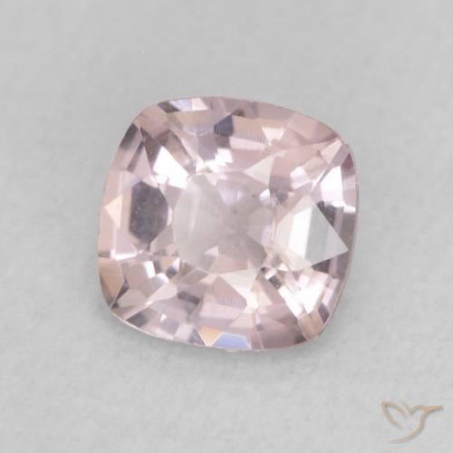 Espinela Medium Light-Pink natural de 0.60 ct, Forma Cojín, VVS