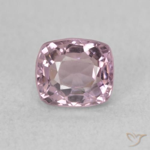 0.56ct Natural Púrpura claro Espinela, Forma Cojín, VVS