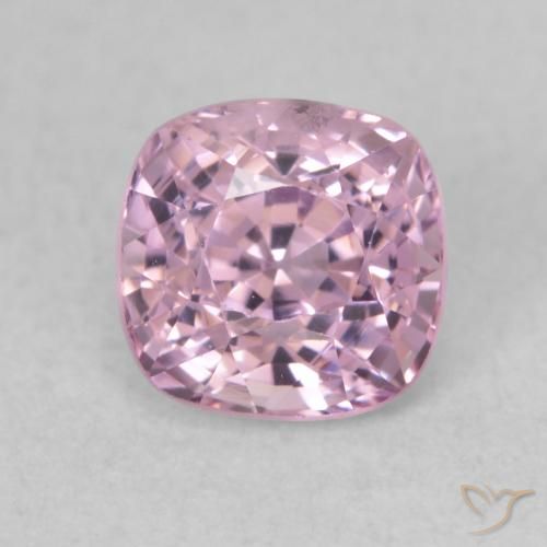 0.93ct Natural Rosado púrpura Espinela, Forma Cojín, VS