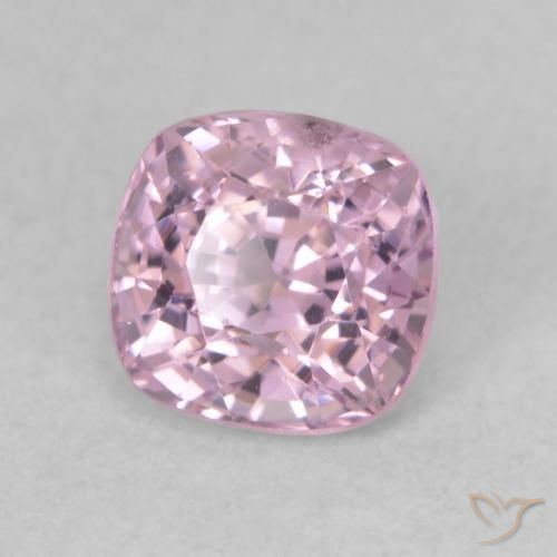 Espinela Rosado púrpura natural de 0.93 ct, Forma Cojín, VS