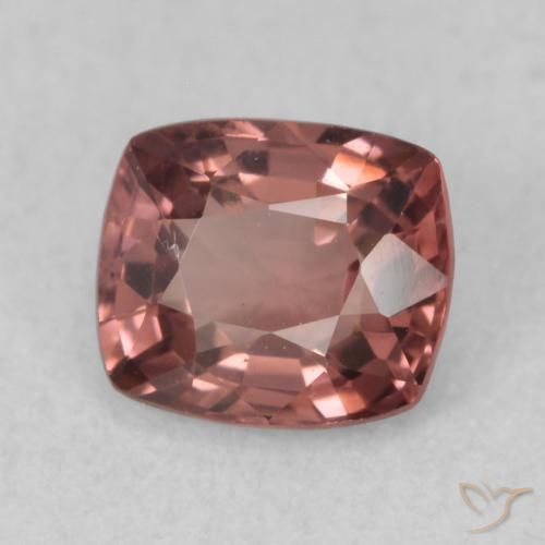 Espinela Rosado naranja natural de 0.80 ct, Forma Cojín, VVS-VS