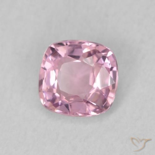 Espinela Rosado blubblegum muy claro natural de 0.43 ct, Forma Cojín, VVS-VS