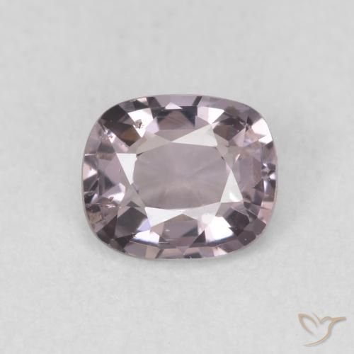 0.60ct Natural Púrpura claro espinela, Forma Cojín, VS, Photo A