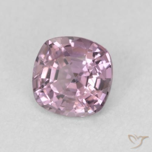 Espinela Púrpura gris natural de 0.65 ct, Forma Cojín, VS