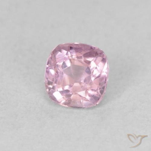 Espinela Rosado blubblegum muy claro natural de 0.45 ct, Forma Cojín, VS