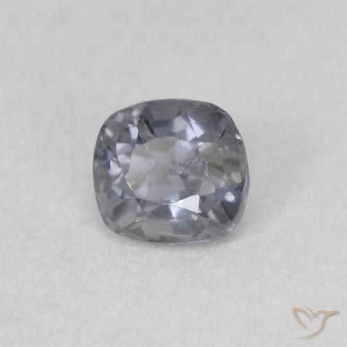 Espinela Dark Purple-Grey natural de 0.48 ct, Forma Cojín, VS