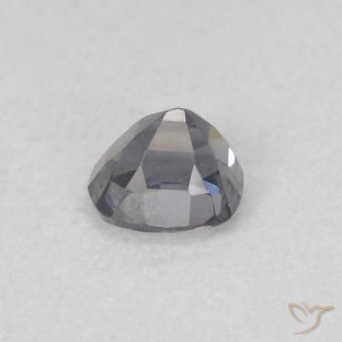 Espinela Dark Purple-Grey natural de 0.48 ct, Forma Cojín, VS
