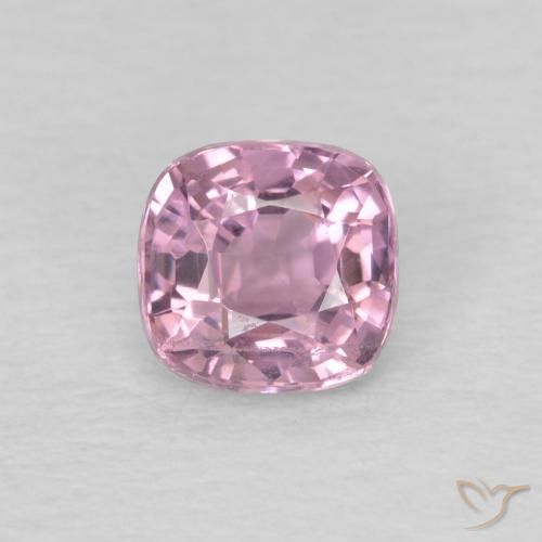 0.64ct Natural Rosado púrpura Espinela, Forma Cojín, VVS-VS