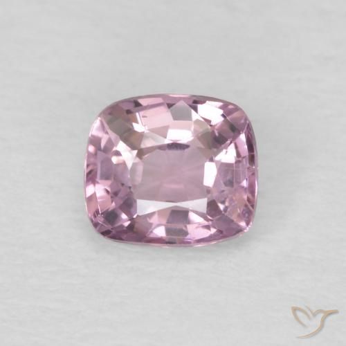 0.59ct Natural Púrpura rosáceo claro Espinela, Forma Cojín, VVS-VS