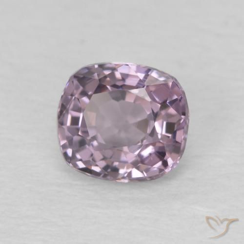 Espinela Púrpura gris natural de 0.81 ct, Forma Cojín, VVS-VS