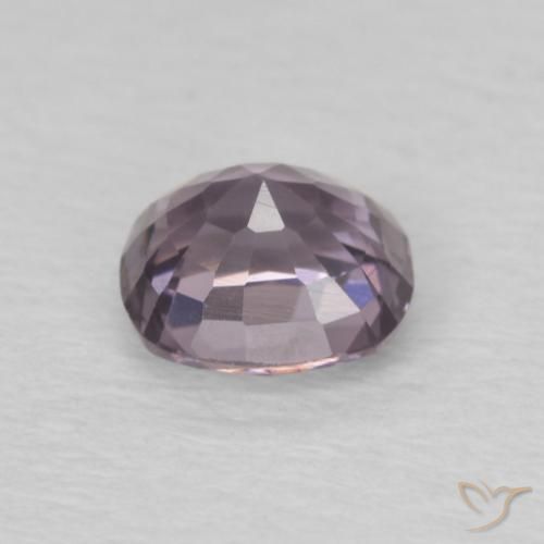 Espinela Púrpura gris natural de 0.81 ct, Forma Cojín, VVS-VS