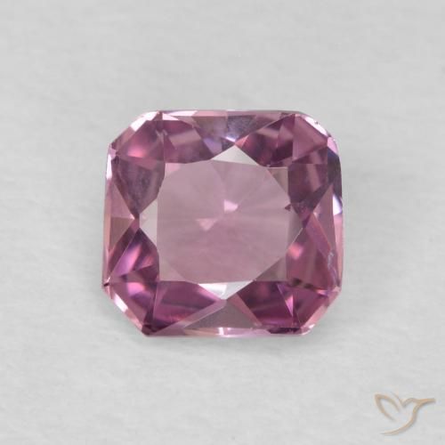 0.78ct Natural Púrpura medio Espinela, corte esmeralda, VVS-VS