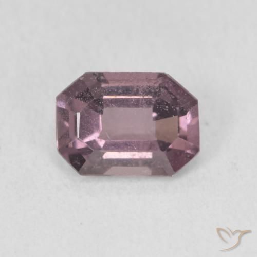 0.70ct Natural Púrpura medio Espinela, corte esmeralda, VS