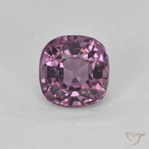 0.84ct Natural Sangría oscuro Espinela, Forma Cojín, VVS