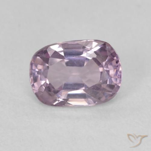 0.89ct Natural Púrpura claro espinela, Forma Cojín, VVS, Photo A